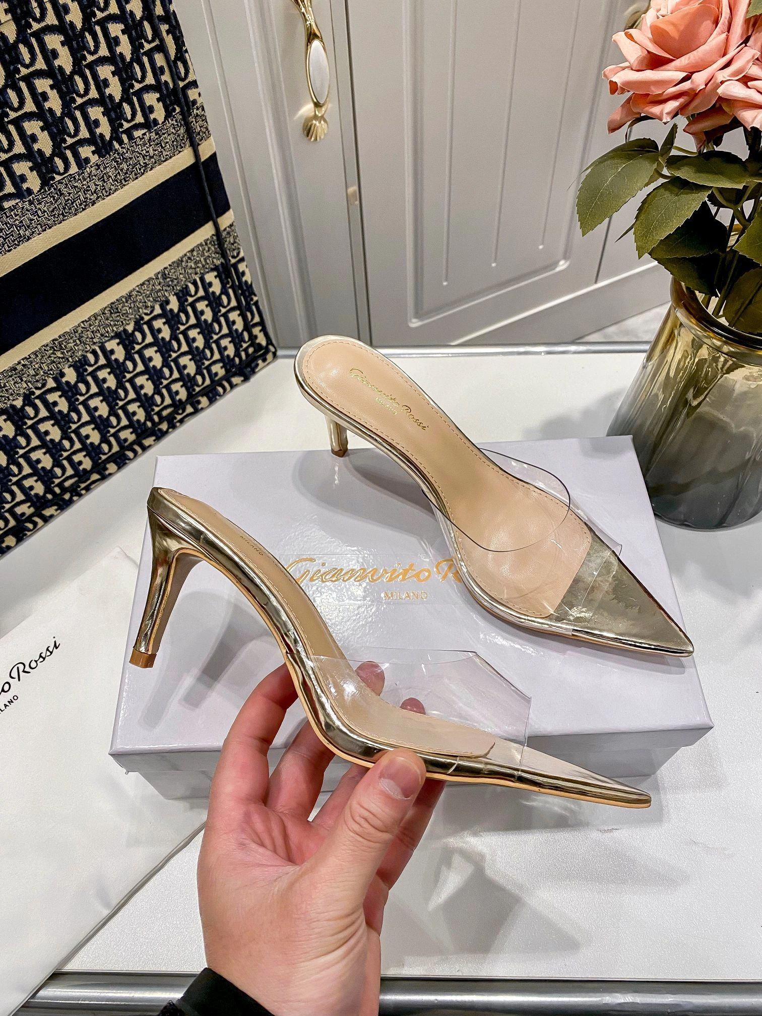 Other brands G11050.85RIC.GMETRME Heel height：7.5CM item:ET-X234E0821W
